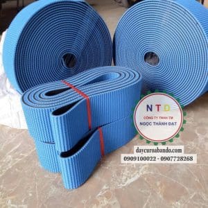 Dây đai XANH ĐEN GAI 7MM