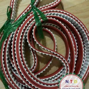 Dây curoa L-pu dán cao su đỏ